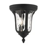 Livex Lighting 7861 Oxford 2 11"W Outdoor Flush Mount - Black. Fixed Price $179.96.