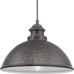 Progress Lighting P550032 Pewter Englewood Single 12"W Outdoor Pendant. Fixed Price $121.03.