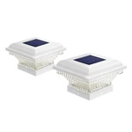 Home Zone Security Pack Solar Post Cap Lights Lumens ELI1243G White. Fixed Price $24.66.