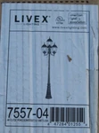Livex Lighting 7557-04 Outdoor Post Lamp. Fixed Price $250.00.