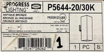 Progress Lighting P5644-20-30K Led Square Cylinder Outdoor Wall Parts Read. Fixed Price $70.00.