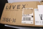 Livex Lighting Tbk Outdoor Post Top Lantern Textured Black 76184-14. Fixed Price $44.52.