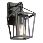 Modern Farmhouse Outdoor Wall Arie 1-LIGHT Black Cage Sconce. Fixed Price $50.99.