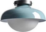 Nordic Ceiling Light With Dual Shades Sea Green Barn And Opal Glass Globe. Fixed Price $89.99.
