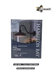 Hampton Bay 1-LIGHT Barn Outdoor Wall Lantern Sconce Steel Shade Black. Fixed Price $33.68.