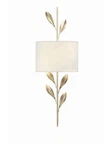 Crystorama Broche 2 Light Wall Mount, Antique Gold/white 501-GA. Fixed Price $160.00.