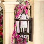 Hinkley Augusta 38 3/4" High Copper Bronze Outdoor Wall Lamp. Fixed Price $1299.00.