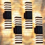Futxnziey 4 Pack Outdoor Wall Light Dusk To Dawn Sensor IP65 Waterproof Modern. Fixed Price $135.51.