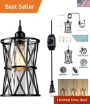 Versatile Plug-in Pendant Light Fixture With Dimmable Switch For Home Ambiance. Fixed Price $103.99.