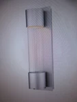 Z-lite Striate 11W 17 In. Silver Integrated Led Aluminum Outdoor Wall Sconce. Fixed Price $85.45.