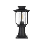 Elegant Lighting Salem Outdoor Post Light, Black/clear - OD304P15BK. Fixed Price $108.00.