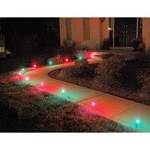 Lumabase Electric Pathway Lights With 10 Red And Green Bulbs. Fixed Price $37.83.