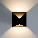 Modern Outdoor Wall Lights, Black Led Exterior Fixtures, Dimmable .... Fixed Price $61.08.