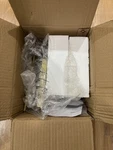 Forte Soft Gold Hallway Wall Sconce Vanity Light Satin Opal Glass Shade. Fixed Price $50.00.