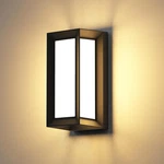 Modern Dusk To Dawn Outdoor Wall Light, 3000K Black Sconce For Garden & Garage. Fixed Price $65.99.