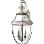 Quoizel NY8318 Pewter Newbury 3-LIGHT 23"H Outdoor Wall Sconce With Clear Glass. Fixed Price $185.59.