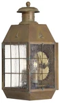 Nantucket 16 3/4" High Aged Brass 2-LIGHT Outdoor Wall. Fixed Price $489.00.