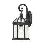 Nuvo 60/4963 - Boxwood 15" Outdoor Wall Lantern Black W/ Clear Beveled Glass. Fixed Price $89.99.