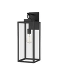 2602012 Quoizel Breitling Single Bulb Outdoor Wall Mount 20"X8"X7" Matte Black. Fixed Price $65.00.