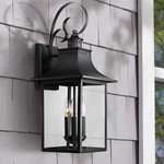 Quoizel Chancellor 23 1/2"H Mystic Black Outdoor Wall Light. Fixed Price $231.99.