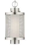 Livex Lighting 20685 Nottingham 1 7"W Outdoor Cage Mini - Nickel. Fixed Price $299.96.