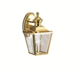 Kichler Bay Shore Outdoor Wall 1LT 5.75X10.25", Pol Brass, Clear Bevel - 9711PB. Fixed Price $299.99.
