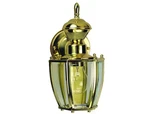 Heath Zenith Polished Brass 150-DEGREE Farmhouse Outdoor 1-LIGHT With Clear Beve. Fixed Price $45.00.