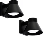 2 Pack Led Outdoor Wall Fixtures, Black Front Porch Lights Mount. Fixed Price $63.99.