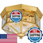 Progress Lighting 3-LIGHT Beveled Glass 9-3/4" Close-to-ceiling, Indoor, P5788-1. Fixed Price $82.42.
