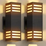 Wiselume Modern Outdoor Wall Lights Up And Down Color Changing Porch. Fixed Price $172.40.