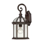 Nuvo 60/4962 - Boxwood 15" Outdoor Wall Lantern Bronze W/ Clear Beveled Glass. Fixed Price $89.99.
