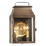 Irvins Country Tinware Valley Forge Outdoor Wall Light Solid Weathered Brass. Fixed Price $409.95.