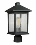 Z-lite 531PHMS-536P-BK Portland Outdoor Post Light. Fixed Price $230.00.