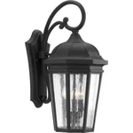 Progress Lighting Verdae 3-LIGHT Black Clear Seeded Glass Large Outdoor Lantern. Fixed Price $199.95.