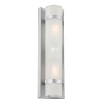 Acclaim Lighting Apollo 2 Wall Sconce, Brushed Silver - 4701BS. Fixed Price $170.00.