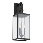 Kichler Lahden 26" 3 Outdoor Wall Light, Black/clear Seeded - 59009BKT. Fixed Price $384.99.
