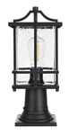 Light Fixture Outdoor Glass Shade Exterior Pole Porch Walkway Patio Lantern 16". Fixed Price $130.54.