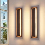 Zsmaiku Long Outdoor Led Wall Lights Modern Exterior Garage Lightbrown. Fixed Price $143.98.