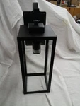 Pia Ricco 1-LIGHT Matte Black Outdoor Wall Lantern Sconce With Clear Glass. Fixed Price $29.99.