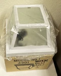Trans Globe 4901-WT Exterior Flush Mount Fixture White 1-LIGHT 7-1/2" Square. Fixed Price $14.99.