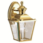 Kichler 9711 Brass Lifetime Finish Bay Shore 1-LIGHT 10" Outdoor Wall. Fixed Price $239.99.