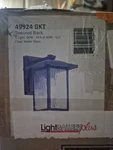 Kichler Capanna 10.25 In. 1-LIGHT Textured Black Outdoor Wall Lantern Sconce. Fixed Price $25.00.
