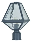 Crystorama Lighting Group GLA-9707-WT Glacier 16" Tall Outdoor Black Charcoal. Fixed Price $158.40.