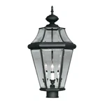 Livex Lighting Georgetown Outdoor Post Head Black 2364-04. Fixed Price $499.96.