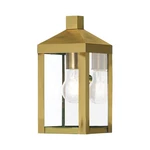 Livex Lighting 20581 Brass Nyack Single 11"H Outdoor Wall Sconce. Fixed Price $239.96.