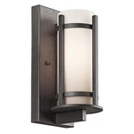 Kichler 49119 Camden Light 11" Tall Outdoor Wall Sconce - Anvil Iron. Fixed Price $204.99.