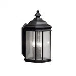 Kichler Kirkwood Outdoor Wall 3LT, Black, Clear Seeded - 9030BK. Fixed Price $354.97.