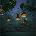Hampton Bay 10-LIGHT 12 Ft. Black Outdoor Plug-in Led Lantern String. Fixed Price $29.99.