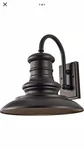 Feiss OL9004RSZ Redding Station 15.63 Inch Outdoor Wall Lantern Local Pickup. Fixed Price $150.00.