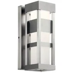 Kichler 59035LED Ryler Light 12" Tall Outdoor Wall Sconce - Silver. Fixed Price $168.74.